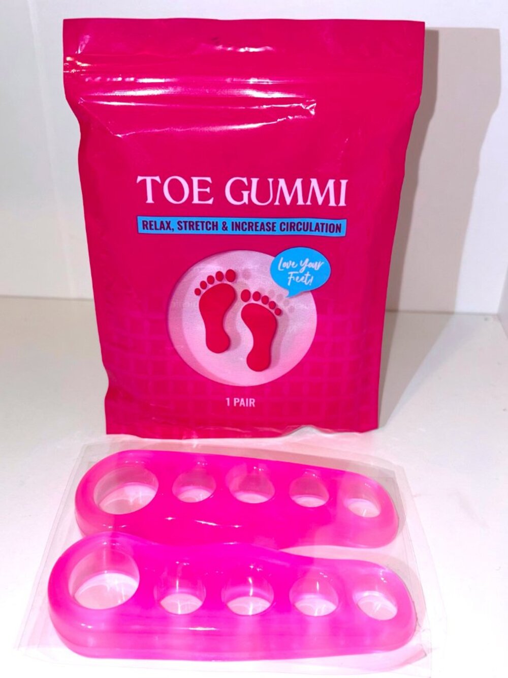Toe Gummi Toe separators toe stretch Foot circulation
